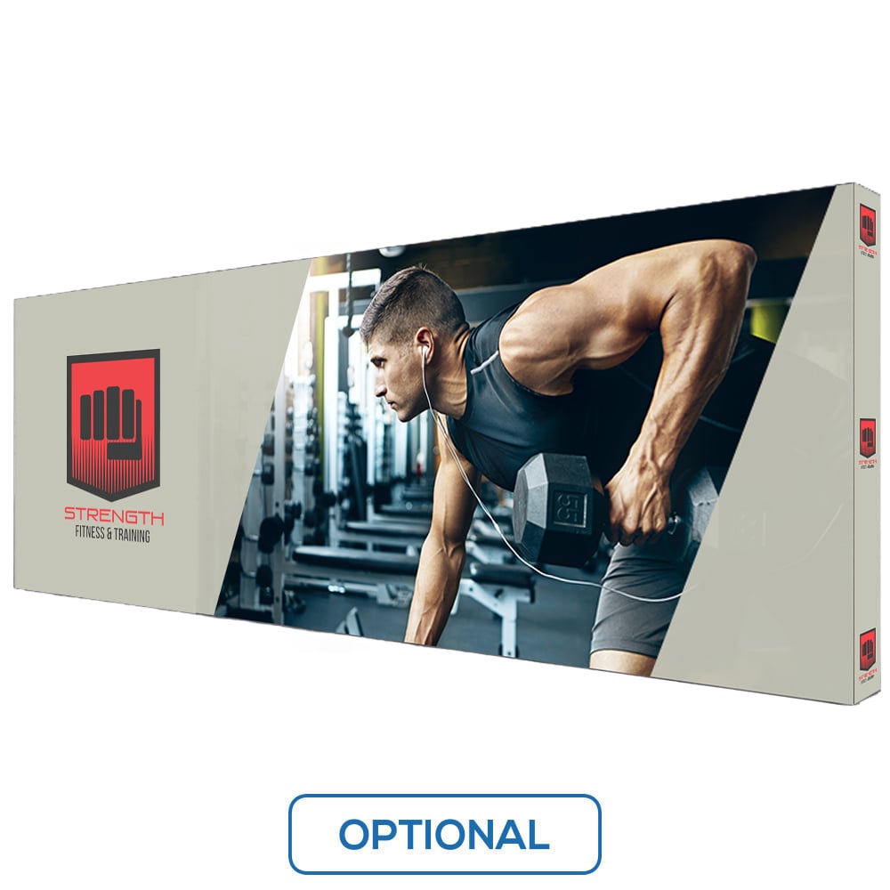 20x7.5ft. Lumiere Continuous Backlit — Double Sided Graphic Package